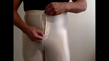 Preview 2 of New Zealand Rape Bbc - Spandex Disco Jeans