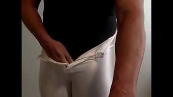 Preview 4 of New Zealand Rape Bbc - Spandex Disco Jeans