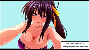 Preview 2 of Humiliation Joi Money - Audio JOI hentai con Akeno de DxD. Ella se rie de tu pene.