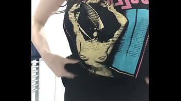 Preview 3 of Juackie Brown Office Fuck - My tank top is too smol :/