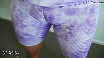 Preview 2 of Philippines Massage - Cum in Panties and Pull Them Up After Stretching in Short Yoga Pants
