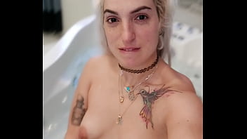 Preview 2 of Alexa Brun - Alina modelista porn star loving to show herself having fun in the Zacuzzi