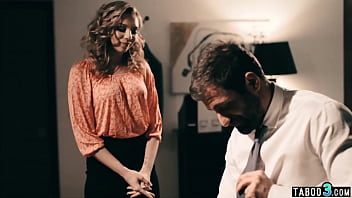 Preview 1 of Sanileon Faking Hd - Careful secretary Tiffany Watson cleaning her perv chiefs big cock