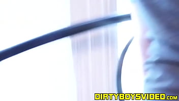 Preview 1 of Seachrape Examination - Sexy jocks kissing before deepthroat BJ and doggystyle fuck