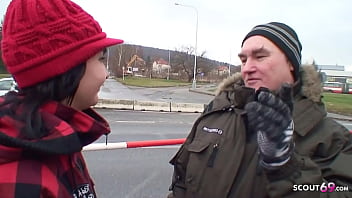 Preview 1 of Rusia Xxx Pull - Old Ugly Guy Fuck Real Czech Teen Street Whore Public