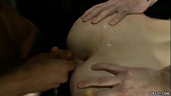 Preview 4 of Tha Lande - Busty ebony TS dancer anal fucks guy