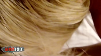 Preview 3 of Shemale Precum While Getfucking - Casting of blonde teen bitch