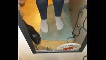 Preview 1 of Wife Sucks Old Man - Wetting my favorite jeans / kaypissy4207