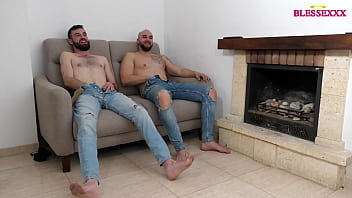 Preview 2 of Dr And Ners - Straight males watching porn