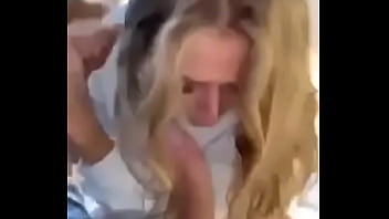 Preview 2 of Big Booty Sex White Girl Video - Blonde sucks 2 big cocks