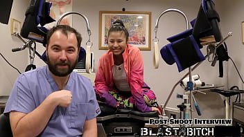 Preview 4 of Scondale Maroc - Raya Nguyen Sucks Dick And Gets Fingered By Doctor,  POV Version