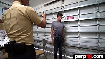 Preview 2 of Porno Musick - When officer makes sure they&#039_re home alone,  he commands boy to strip down