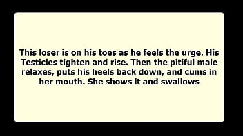 Preview 2 of Free Squirters - Exposed totally nude stunt cock Cumming in her mouth. Post orgasm erect Penis flopping around after orgasm