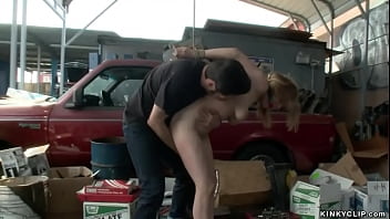 Preview 3 of Kimmy Olsen Monster Curves - Auto body shop owner bangs blonde