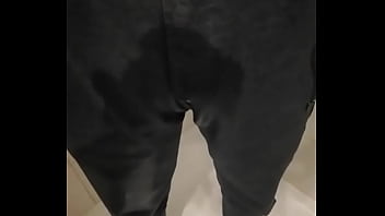 Preview 3 of Ebony Teen Anal Cry - Peeing in pants