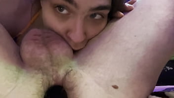Preview 4 of Bbw Acter Bavana - Balls view deepthroating her throat rough