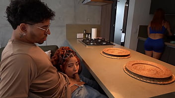 Preview 2 of Little Miss Brat - I want to taste my friend&#039_s boyfriend&#039_s cock... WHAT A BREAKING FUCK!