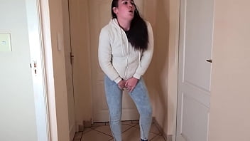 Preview 1 of Indian Kachre Wali Sex - Desperate pissing in my jeans and fleece jacket