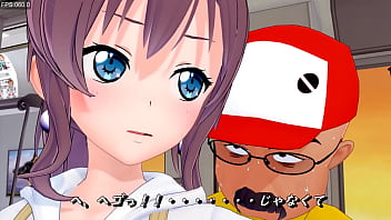 Preview 1 of Xxx Video School Daunlod Hd - 沙綾とエロ坊主　３D系エロ動画（ボイス有り）