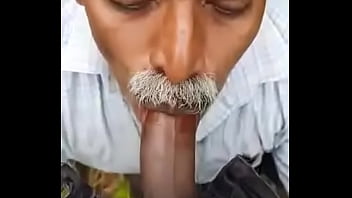 Preview 2 of Mompov Paulina - Bottom desi uncle sucking cock outdoor in jungle 1