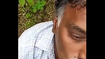 Preview 2 of Gaichi - Bottom desi uncle sucking cock outdoor in jungle 2
