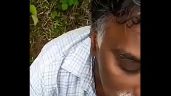 Preview 1 of Gaichi - Bottom desi uncle sucking cock outdoor in jungle 2