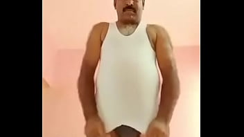 Preview 4 of Granny Feet Licking - Hairy bald desi uncle show off his cock 1