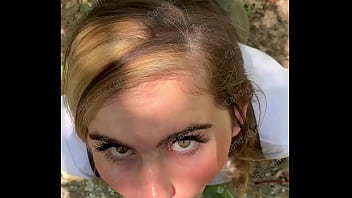 Preview 4 of Hidi 2019 Hd - Random Jogger Gets Deepthroat on a Hiking Trail POV - CandyCourt