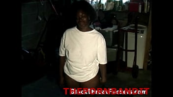 Preview 1 of Shemale Hentaio - Big booty black slut gets face fucked by her landlord since she was behind on rent