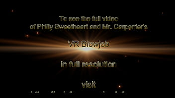 Preview 1 of Spor Salonu Porn - Philly Sweetheart and Mr. Carpenter VR Blowjob Trailer