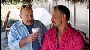 Preview 1 of Encoxada 242 - Gay man with husband and big cock fucks woman