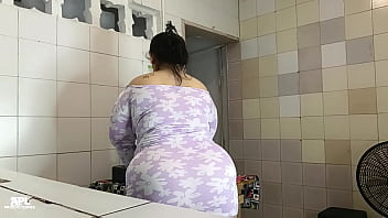 Preview 1 of Son Forced Mom To Sex And Rep - Pongo camara escondida en la cocina para grabar lo rico que me folla mi hijastro cuando estamos solos en casa - Historia completa