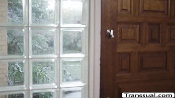Preview 2 of Kl Webcam Hd - TS Khloe enjoys sucking dudes bigcock