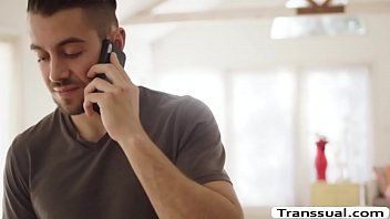 Preview 1 of Kl Webcam Hd - TS Khloe enjoys sucking dudes bigcock