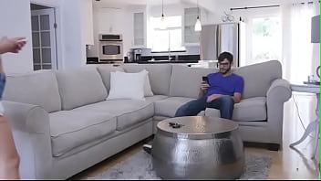 Preview 1 of Shemale And Girl Comshot - Step Bro wants to cum inside Step Sis Pussy - Gina Valentina