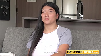 Preview 2 of Fen Sex - Sexy big ass Latin girl Kaori gave a perfect blowjob and perfect tit job