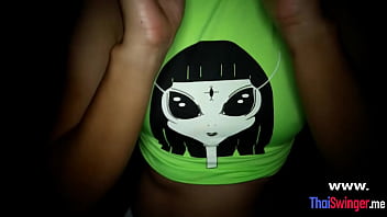 Preview 2 of Husband Bcc - My cute asian GF just bought an UFO tshirt Time to show her my saucer