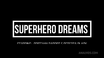 Preview 1 of Mom Son Dokter - SUPERHERO DREAMS - Brittany Bardot and Rebecca Black get a visitor in dreamland BBC007