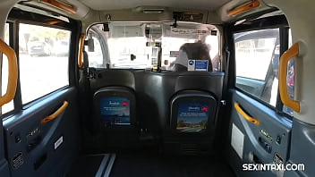 Preview 1 of Arab Gonzo Dino - Sexy blonde widow got it hard in the taxi