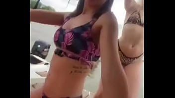 Preview 3 of Son Aunt Hot - Joda en el rio