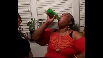 Preview 1 of Night Out With Stelmom - Throat coat