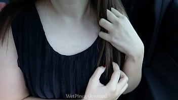 Preview 1 of Bro Sister Sex - Sexy Teen Pinay Uses Dildo Inside Car In A Mall Parking Lot