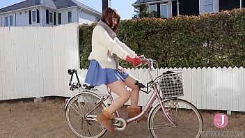Preview 3 of Real Mother Daughter Nude - 水色の下着がチラリと覗く変態自転車ライド [bunc 001]