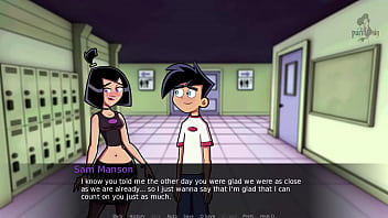 Preview 3 of Mom Prob - Danny Phantom Amity Park Part Goth tits