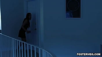 Preview 2 of 16msi - Petite teen Vanna lets her foster fuck her pussy