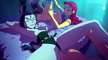 Preview 3 of Strett Phoneeltoe - Teen Titans orgy (Queencomplex)