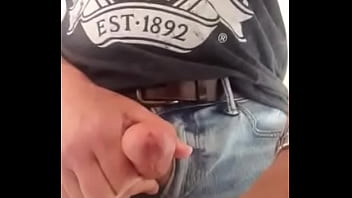 Preview 4 of Tatti Karti Hui - Horny soloboy stroking his big cock to cum blast
