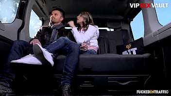 Preview 1 of Is Wrong Son - FUCKED IN TRAFFIC - #Gina Gerson - Skinny Russian Teen Fucks With On His Uber Car