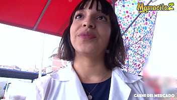 Preview 1 of En La Boca O En La Cara - CARNE DEL MERCADO - #Matilde Ramos - Shy Latina Warm Up A Little Bit Having Sex With Horny Alex