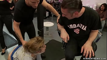 Preview 1 of Subtitle Game - Big ass Latina fucked at hairdressers